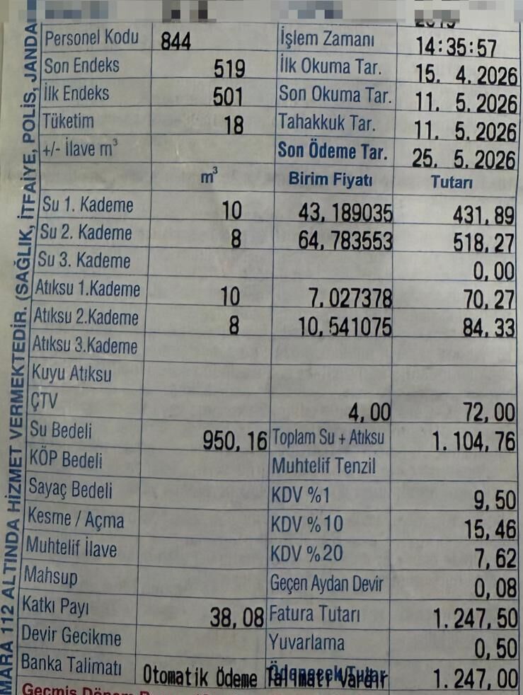 Su Faturası 1 (1)