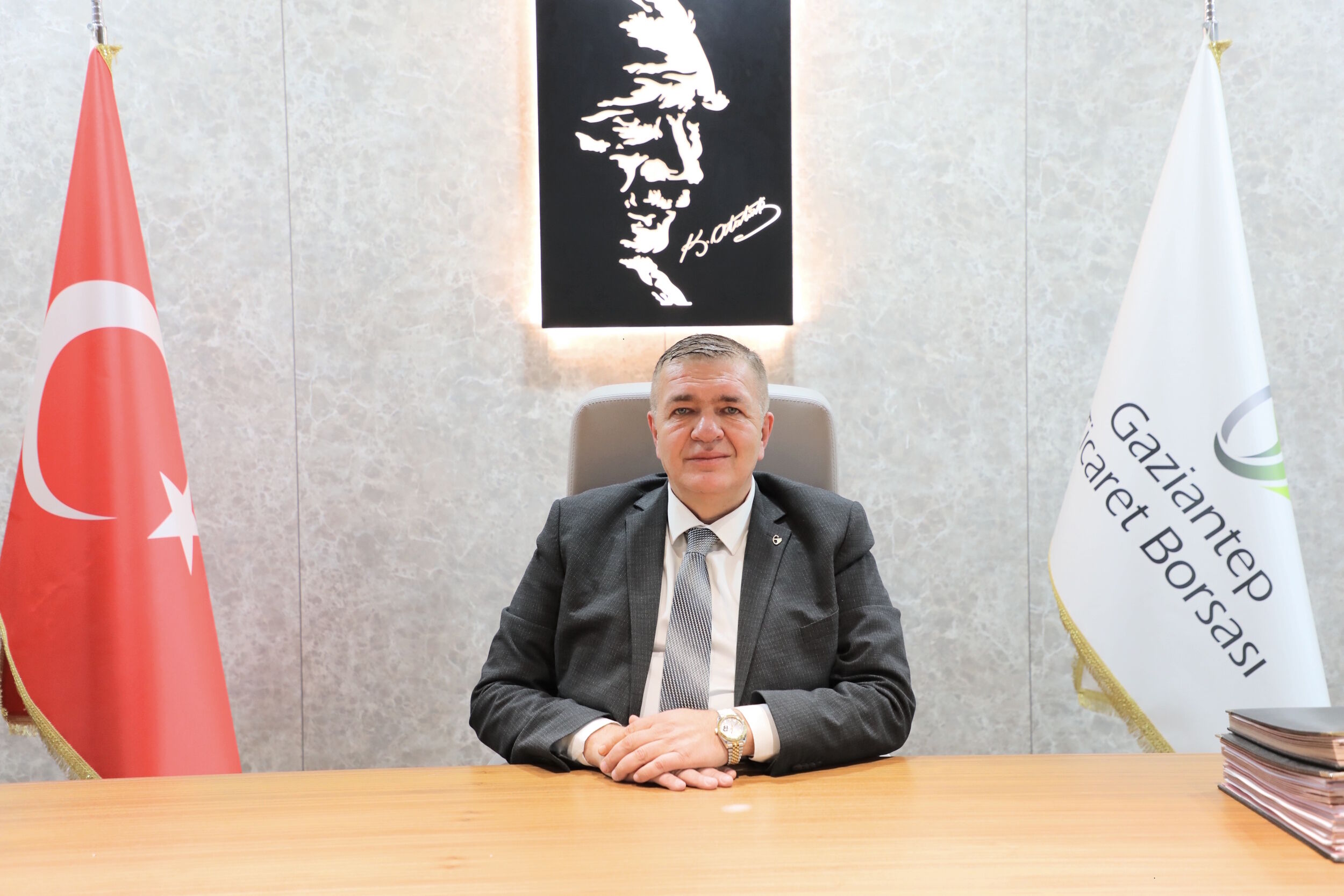 Gaziantep Ticaret Borsası Başkanı Mehmet Akıncı,