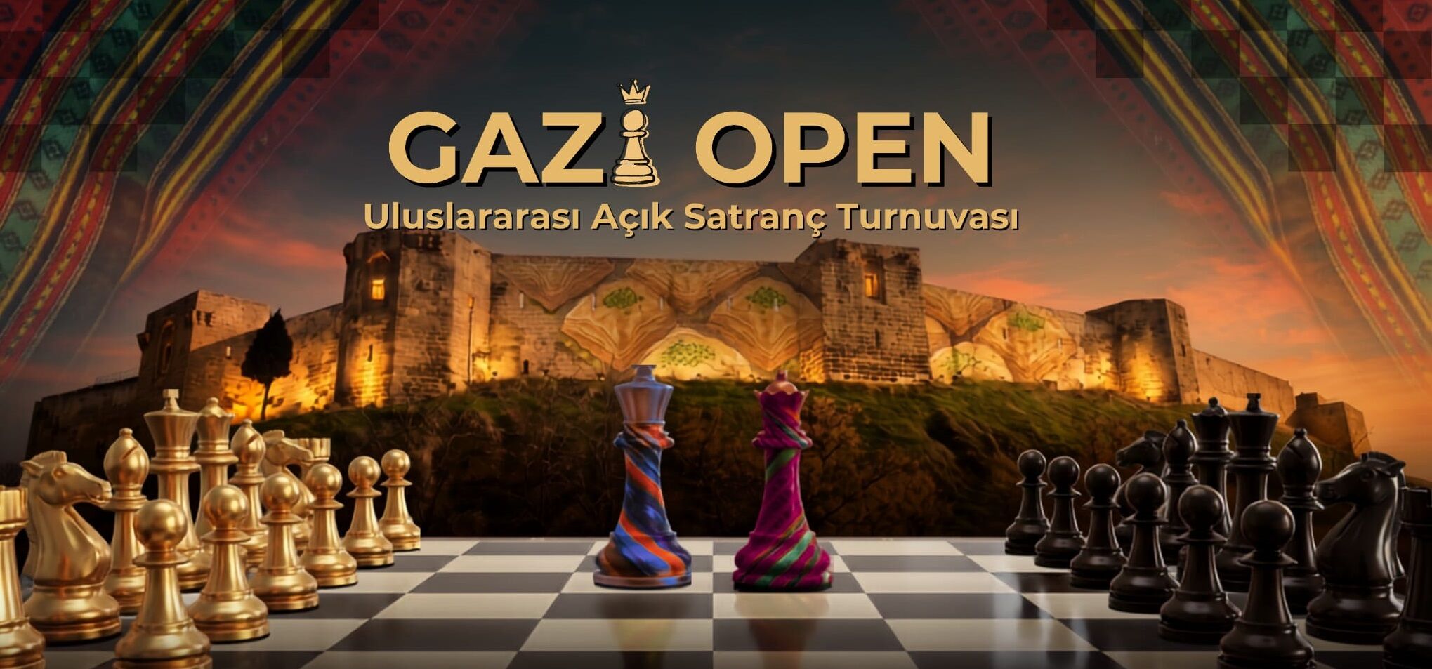 1. Gazi̇ Açik Uluslararasi Satranç Turnuvasi İçi̇n Kayitlar Başladi!