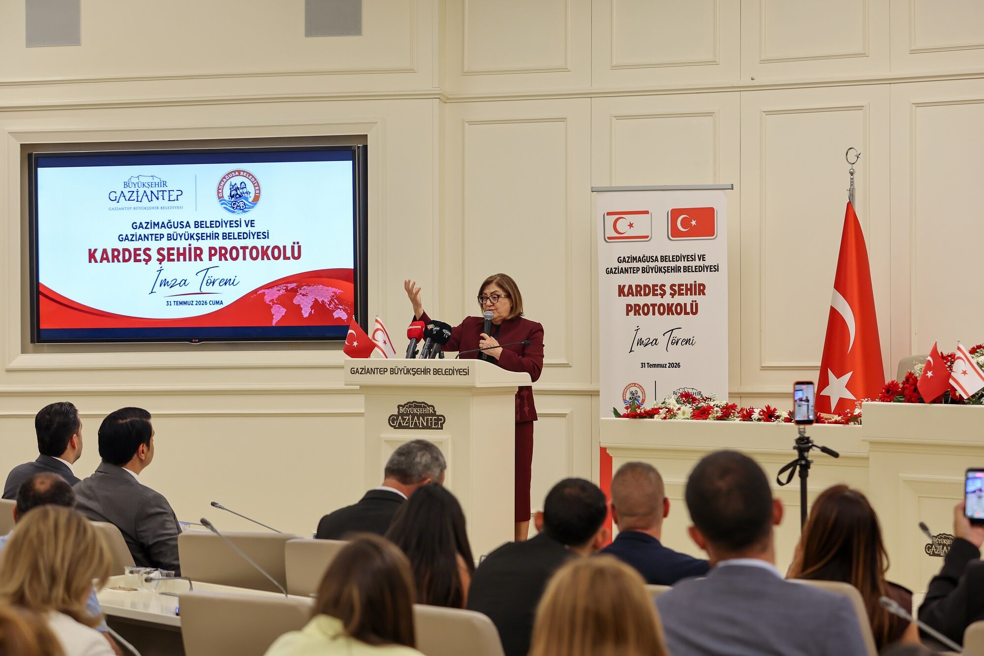 Gaziantep Gazimağusa Arasında Kardeşlik Protokolü (1)