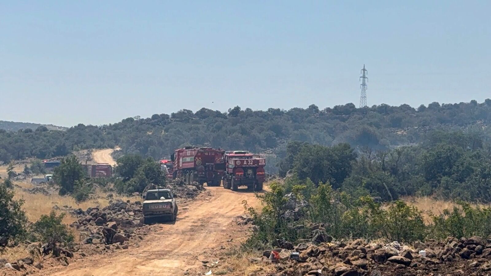 Gaziantep’te Korkutan Orman Yangını (1)