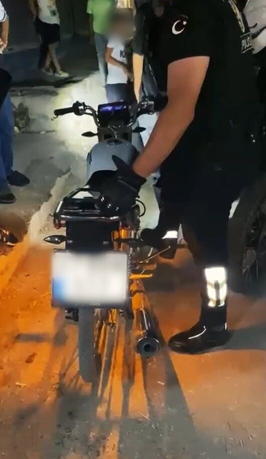 Gaziantep’te Motosiklet Sürücülerine Ceza Yağdı (3)