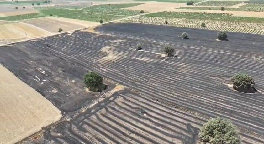 Gaziantep'te Yangının Tahribatı Gün Yüzü Ile Meydana Çıktı (2)