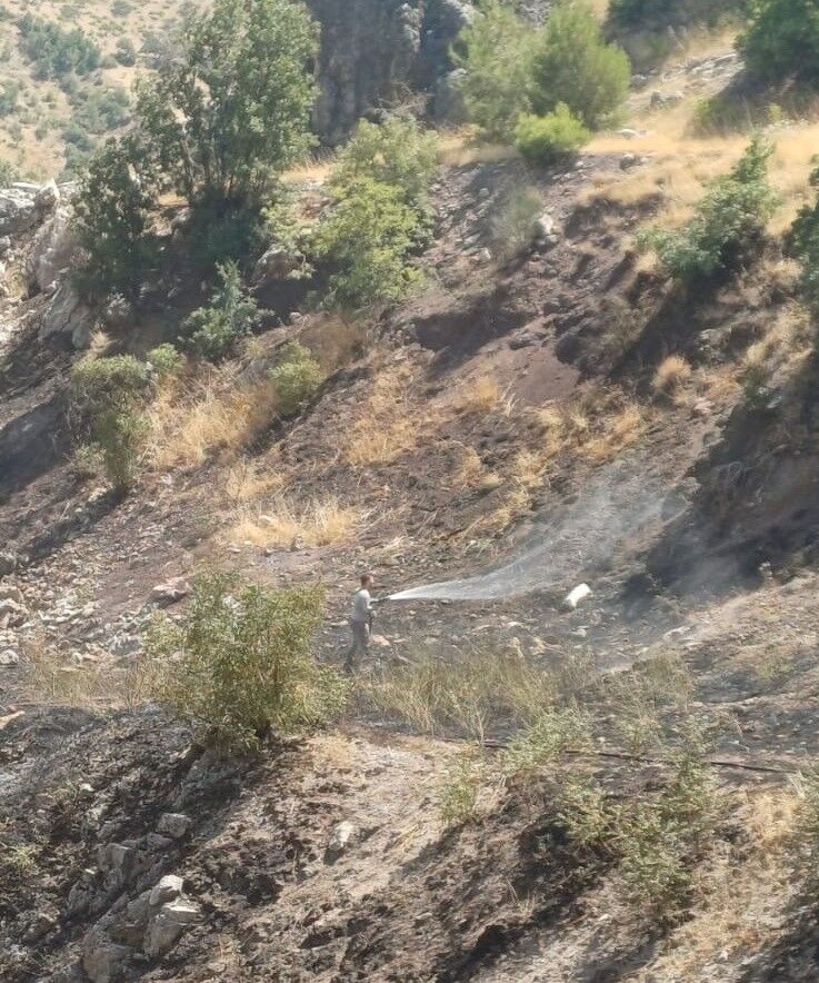 Şehir Çöplüğünde Çıkan Yangın Ormanlık Alana Sıçradı (1)