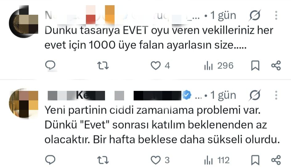 X Yorum (2)