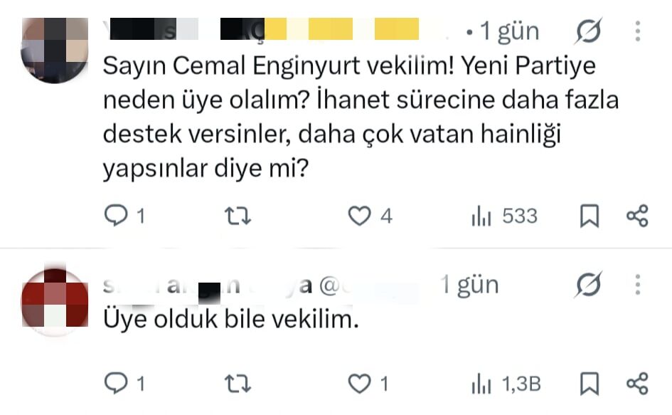 X Yorum (9)