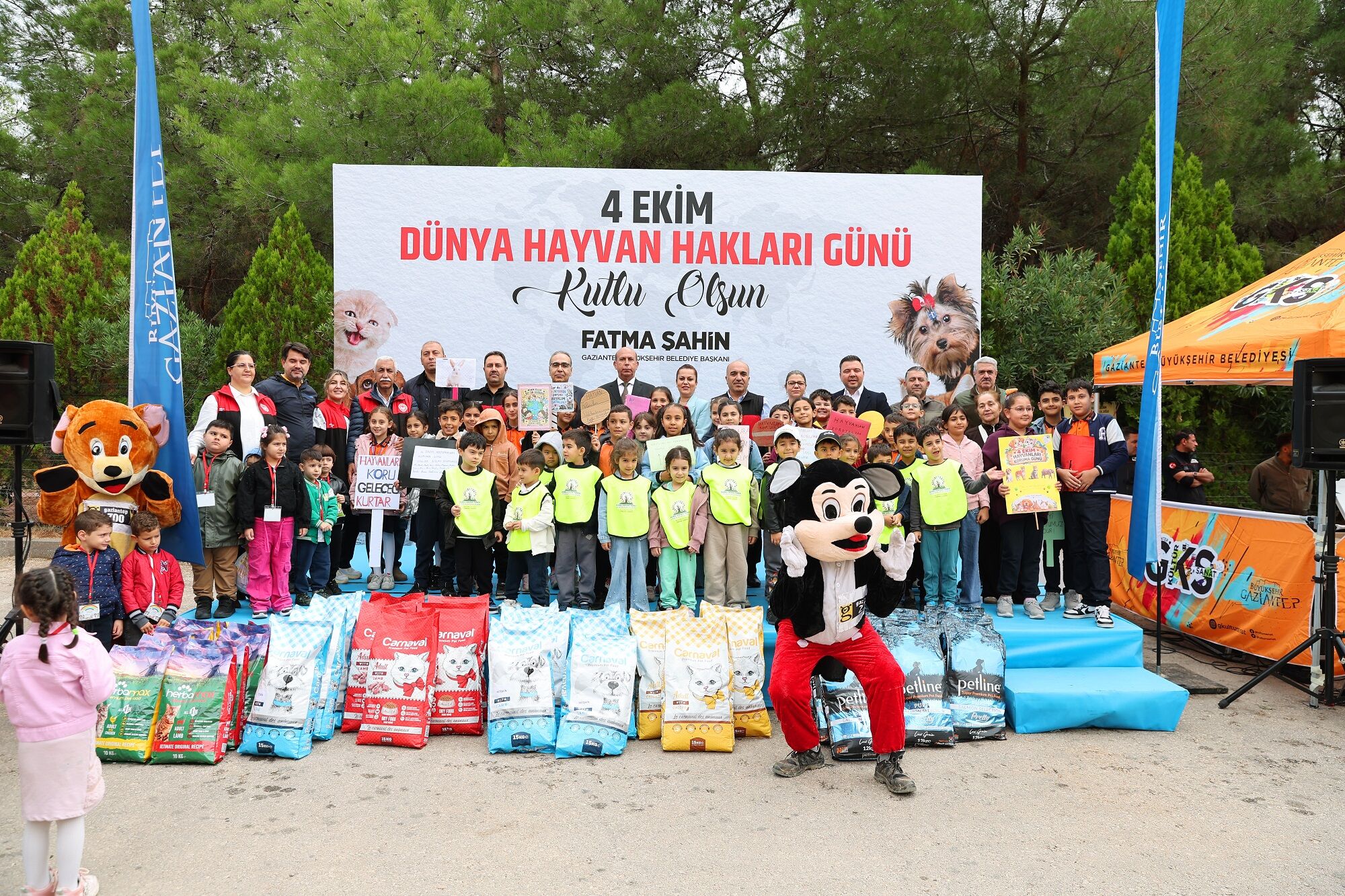 Gazi̇antep Büyükşehi̇r, 4 Eki̇m Dünya Hayvanlari Koruma Günü Programi Düzenledi̇ (2)