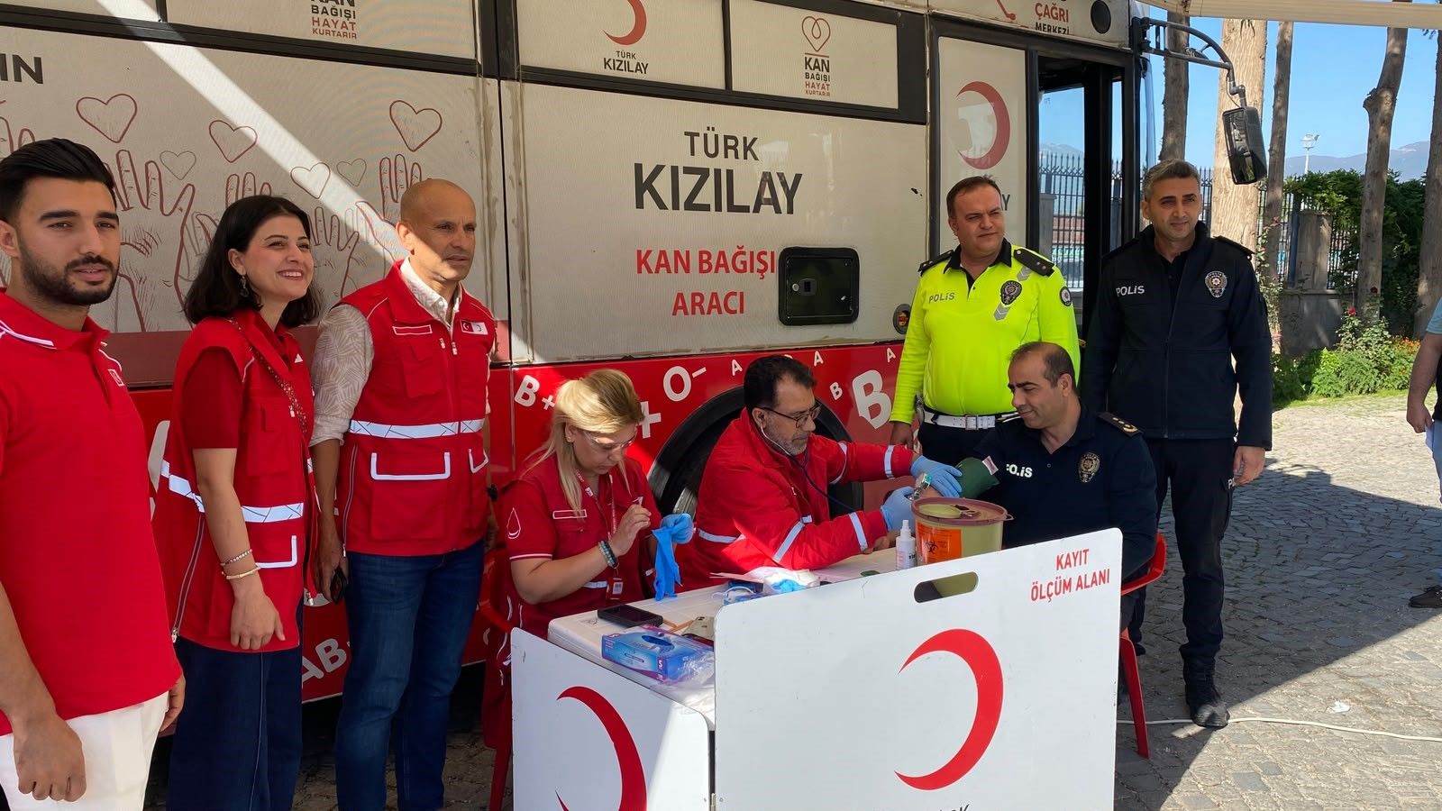 İslahiye Emniyeti kan bağışı için seferber oldu